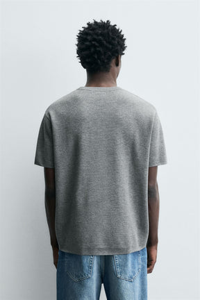 RELAXED FIT KNIT T-SHIRT - Image 3