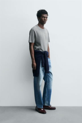 RELAXED FIT KNIT T-SHIRT - Image 4