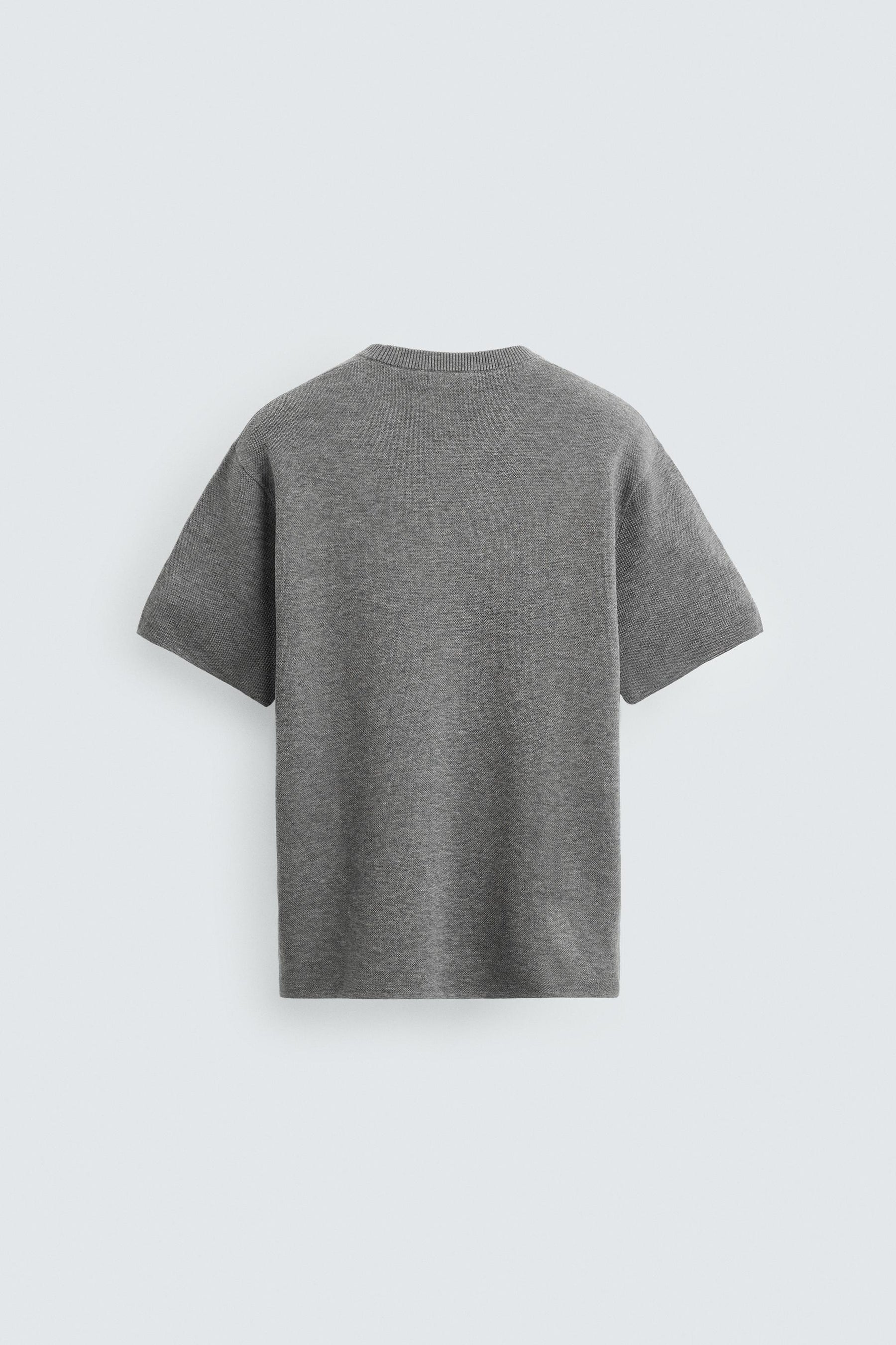 RELAXED FIT KNIT T-SHIRT - Image 7