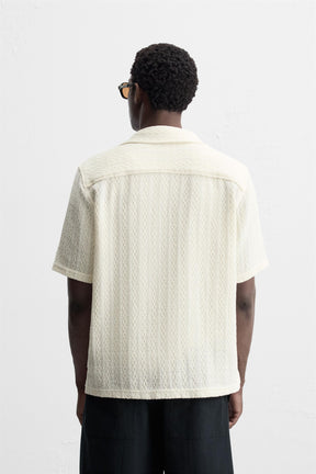 GEOMETRIC JACQUARD SHIRT - Image 3