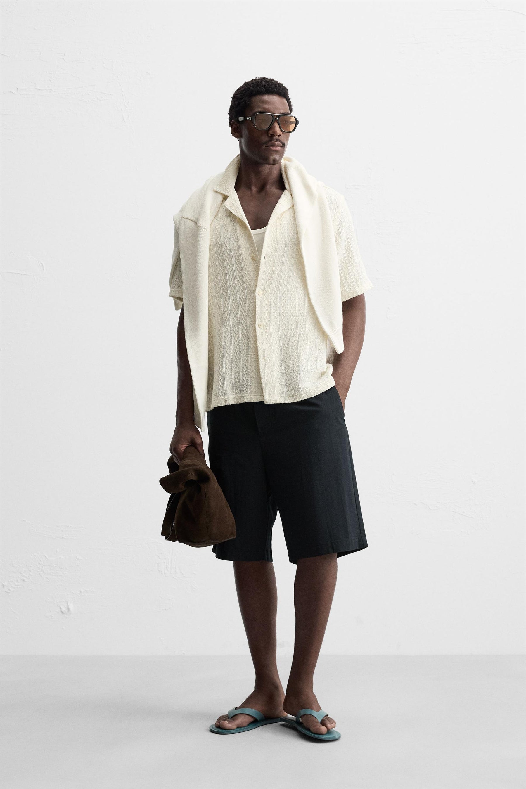 GEOMETRIC JACQUARD SHIRT - Image 1