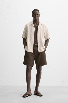 GEOMETRIC JACQUARD SHIRT - Image 1