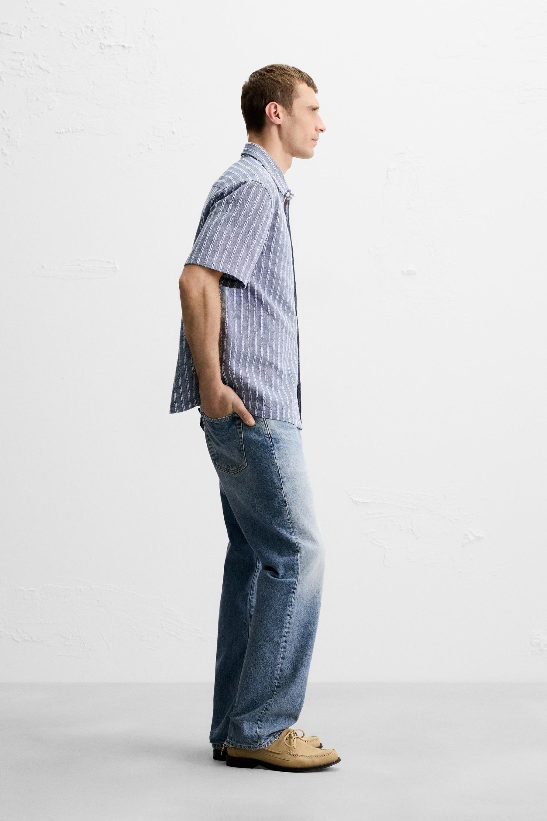 STRIPED JACQUARD SHIRT - Image 4