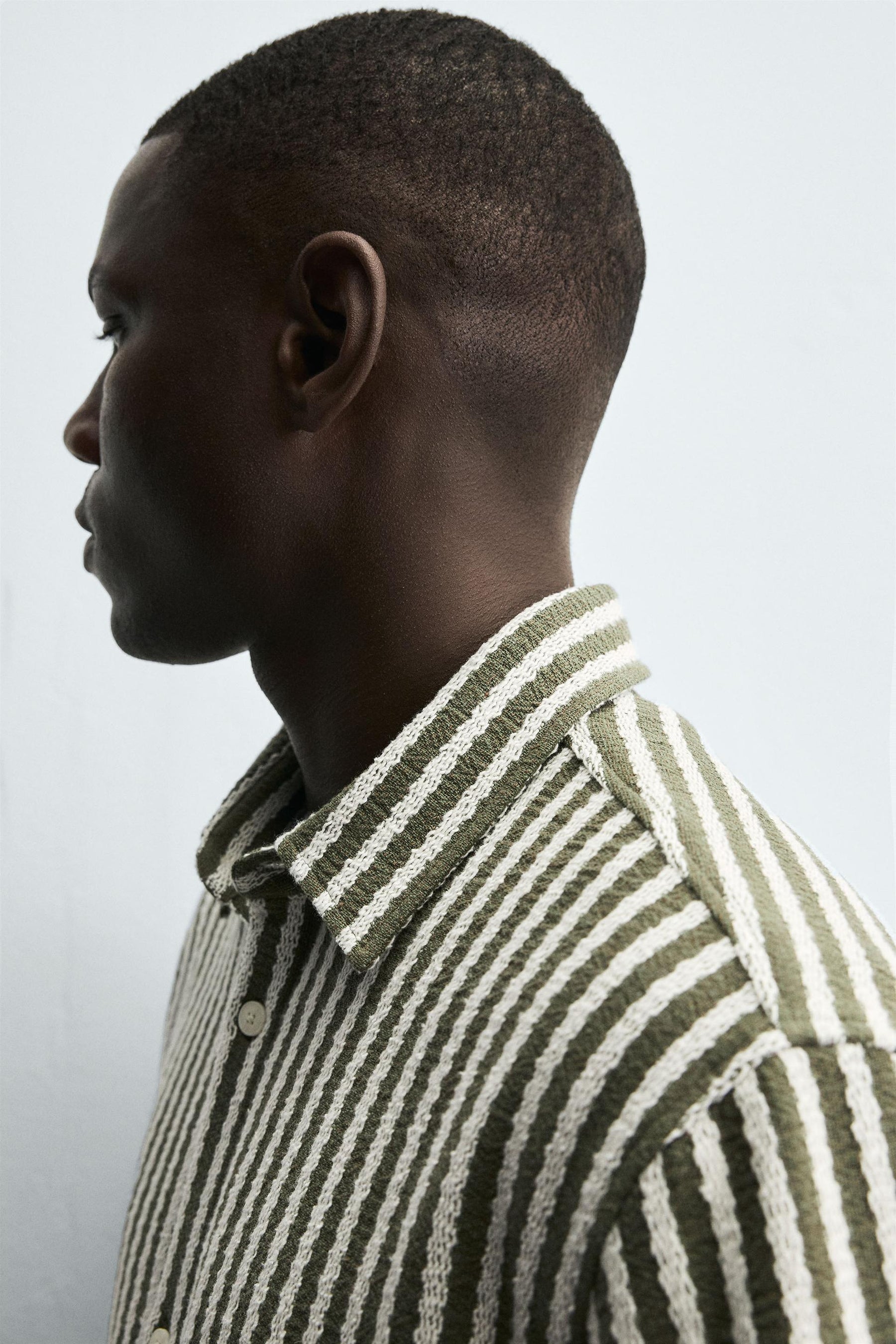 STRIPED JACQUARD SHIRT - Image 6