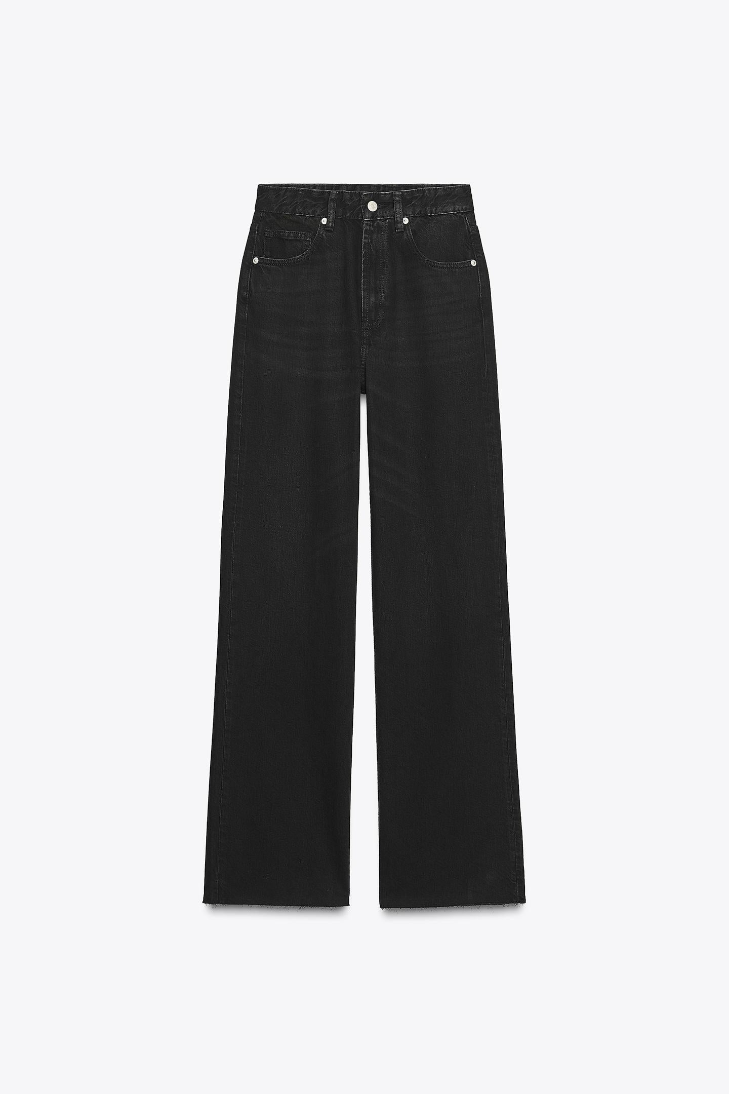 High-Rise Wide Jeans