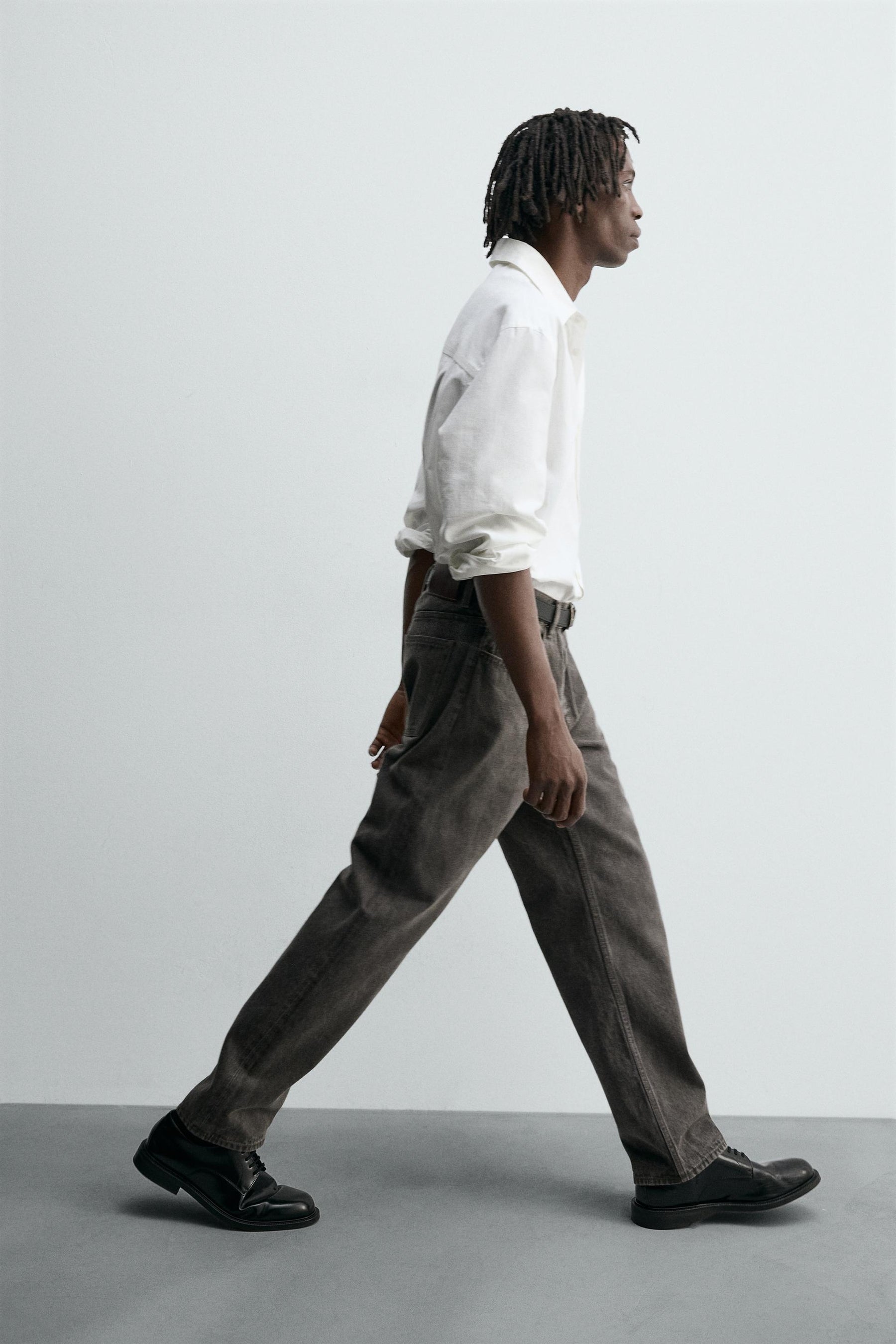 WASHED STRAIGHT FIT JEANS - Image 6