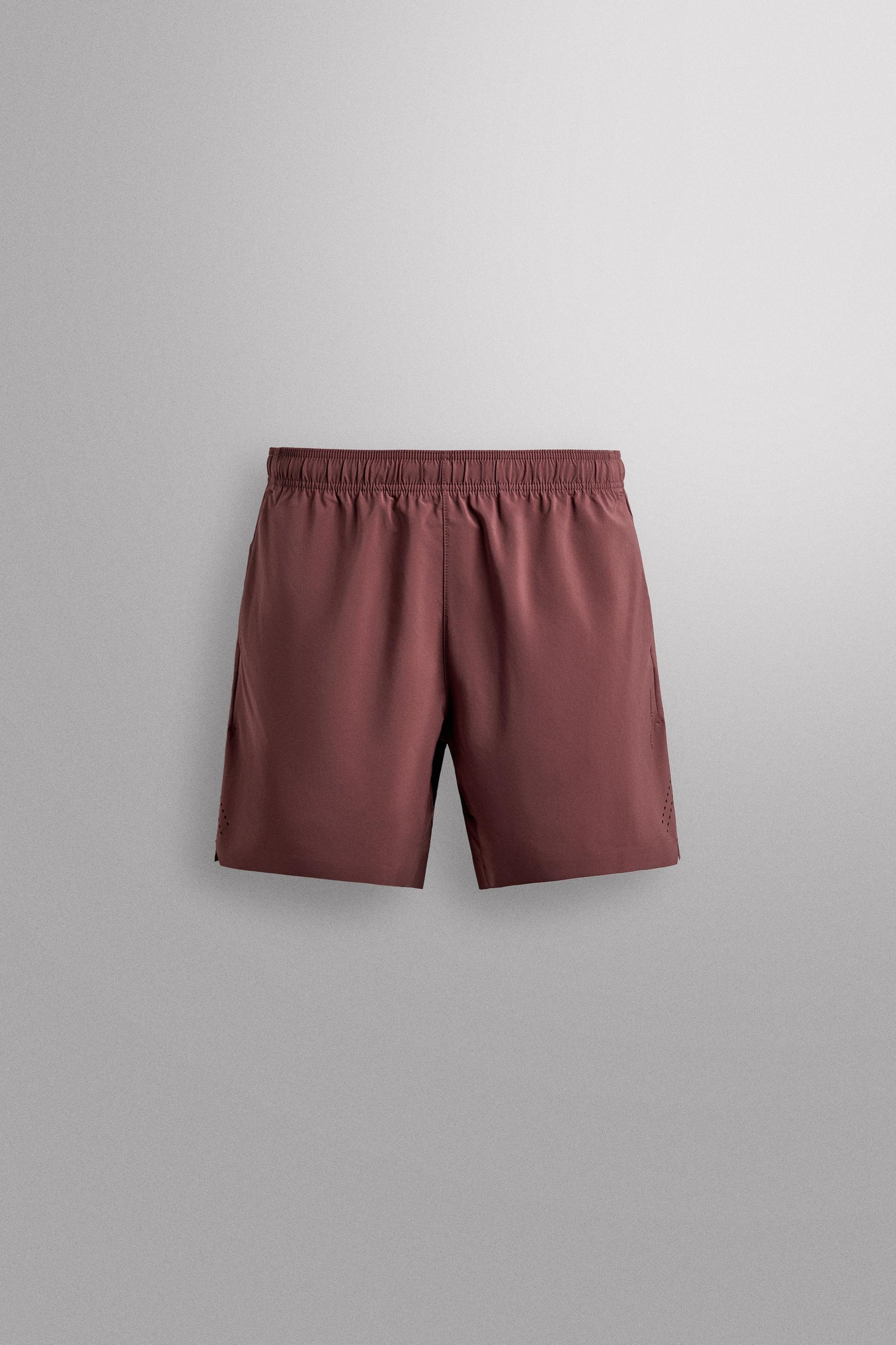 Perforated Active Shorts