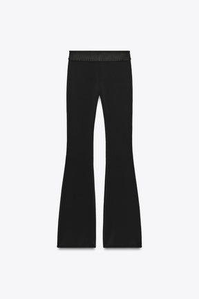Stretch Flare Trousers