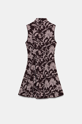 SHORT JACQUARD DRESS - Image 5