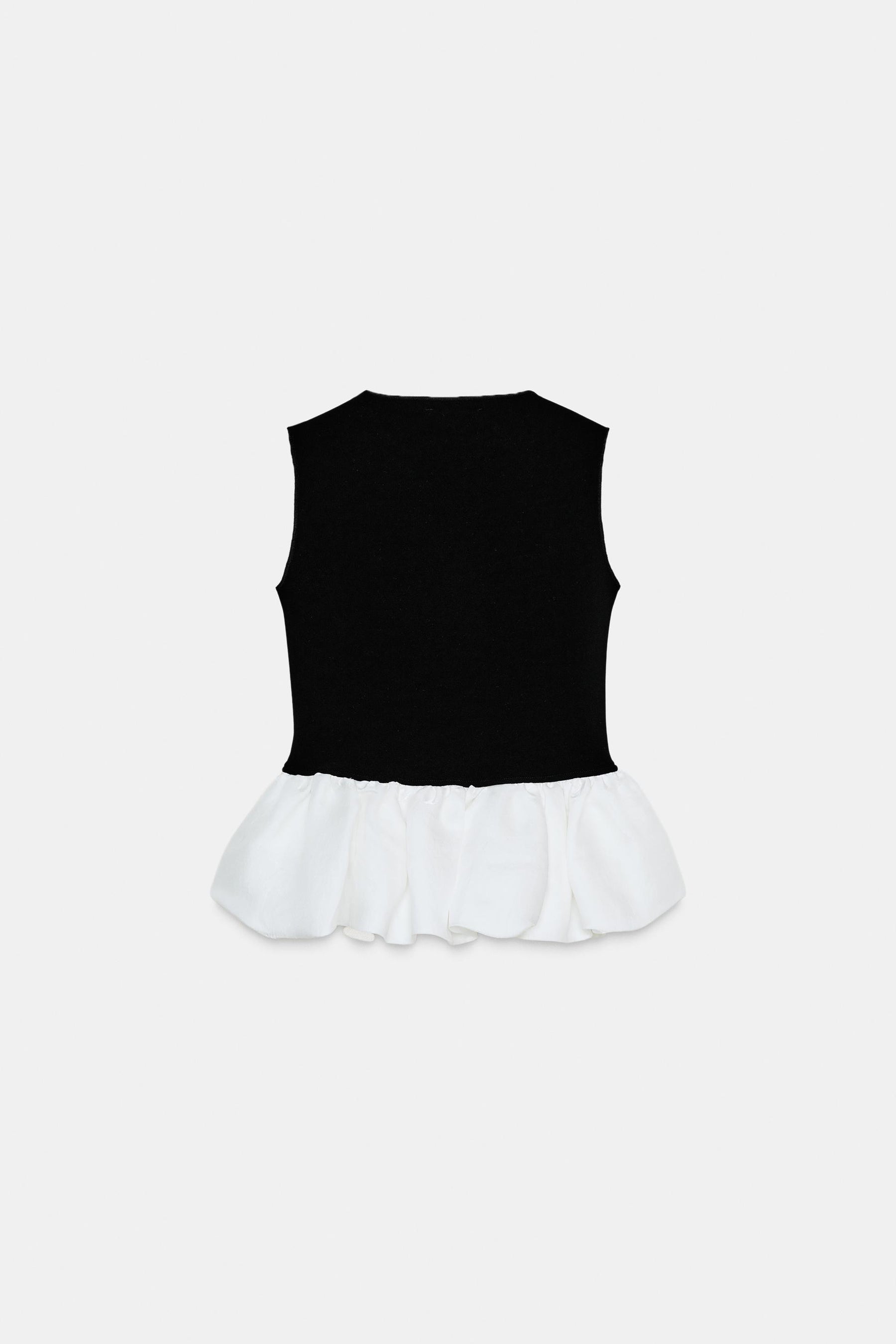 Stretch Contrast Top