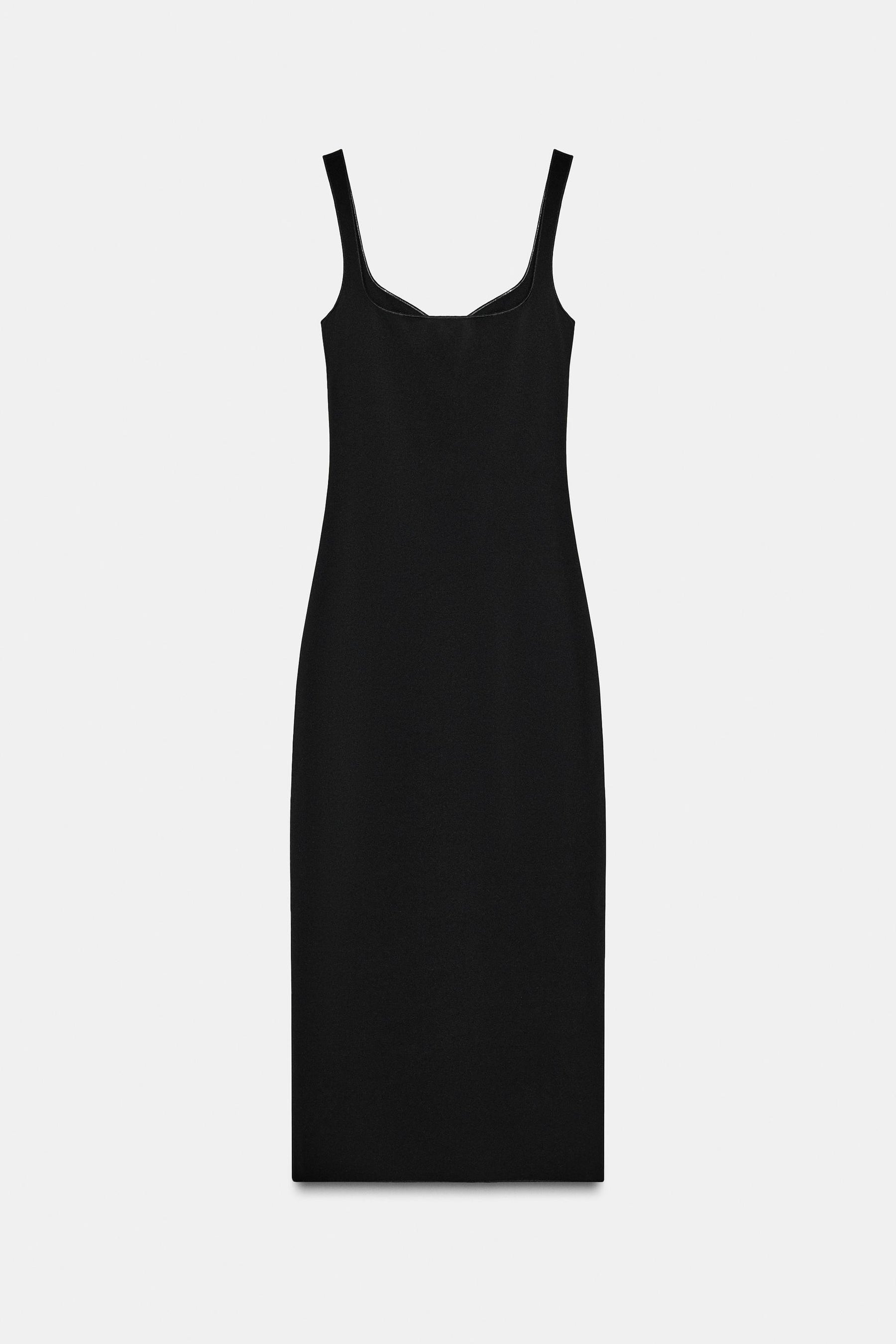 FLORAL STRETCH MIDI DRESS - Image 5