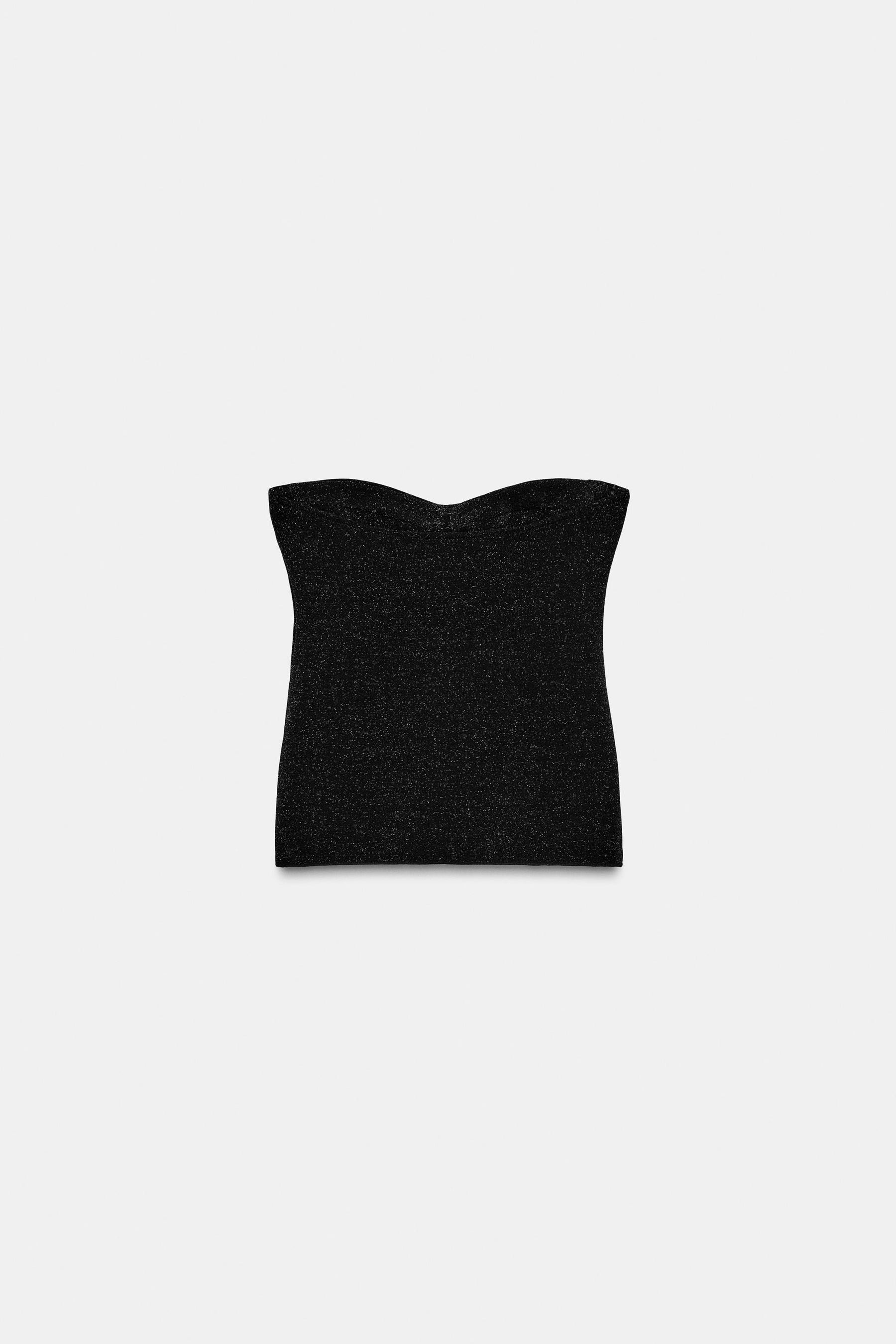 Sparkly Stretch Bandeau Top