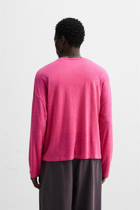 VISCOSE - LINEN T-SHIRT - Image 3