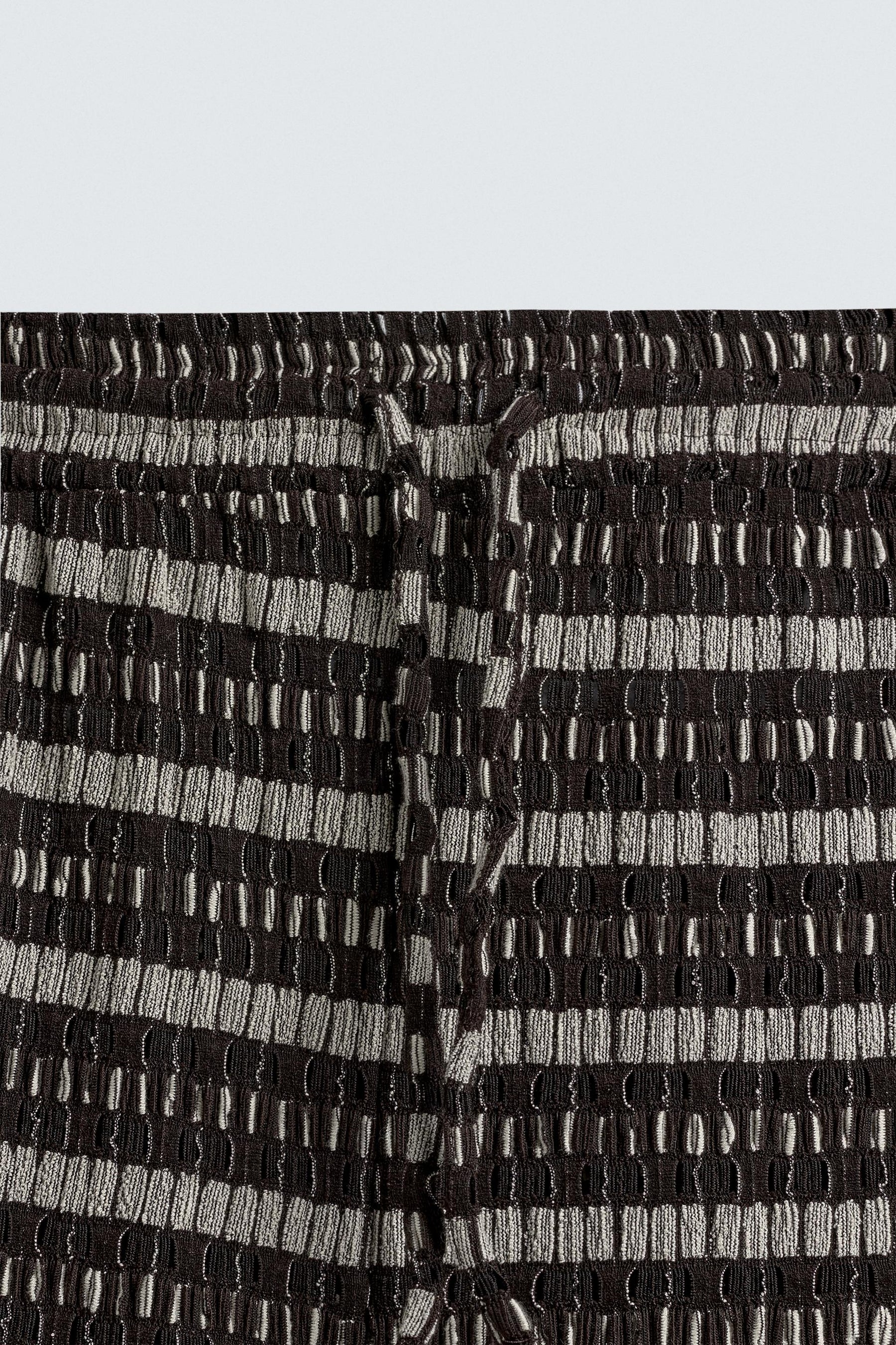 JACQUARD CUTWORK TROUSERS - Image 9