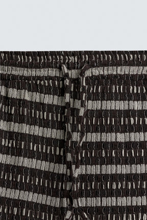 JACQUARD CUTWORK TROUSERS - Image 9