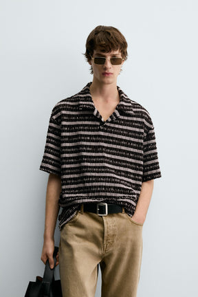 JACQUARD KNIT POLO SHIRT - Image 2