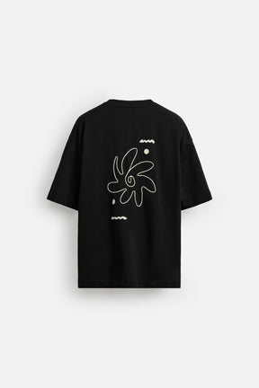 CONTRAST EMBROIDERY T-SHIRT - Image 6