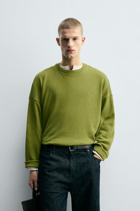 COTTON/LINEN SWEATSHIRT - Image 2