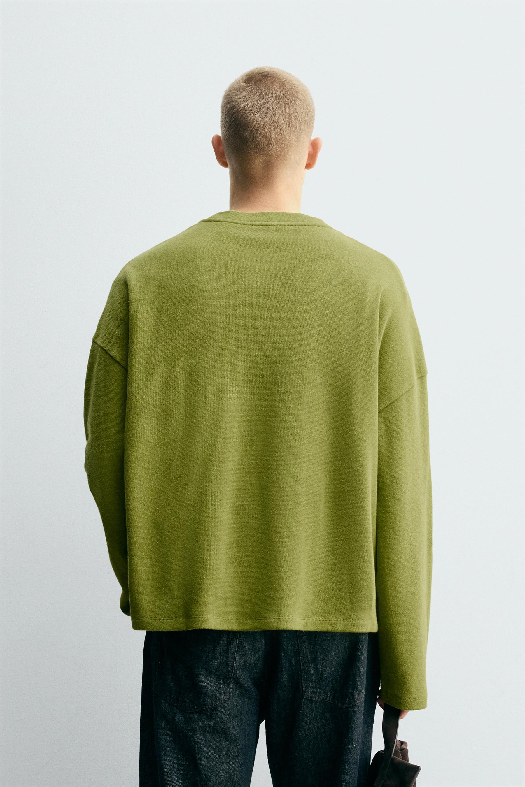 COTTON/LINEN SWEATSHIRT - Image 3