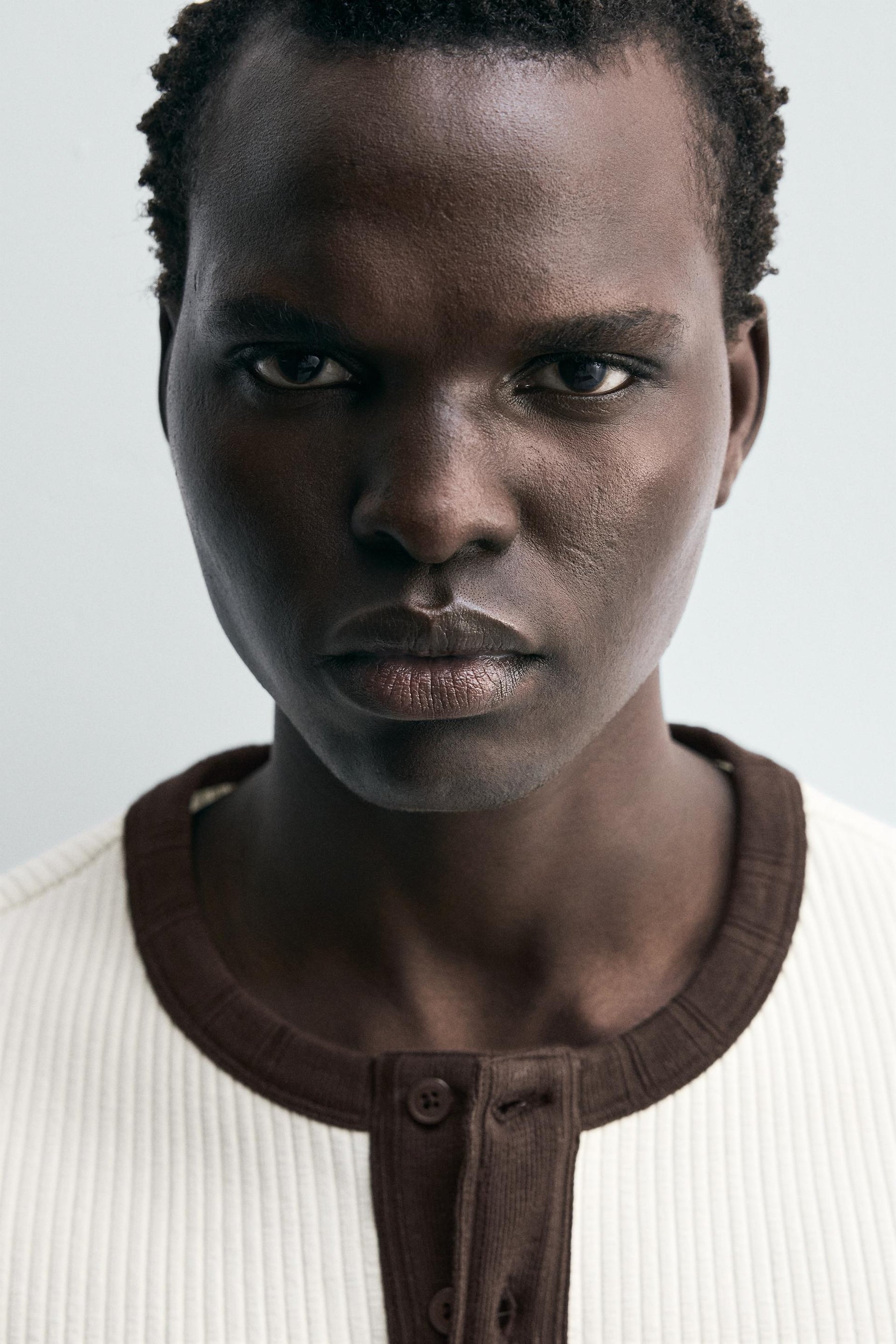 RIBBED HENLEY T-SHIRT - Image 6