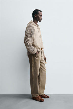 CROCHET TEXTURED SWEATSHIRT - Image 4