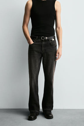 FLARE FIT JEANS - Image 2