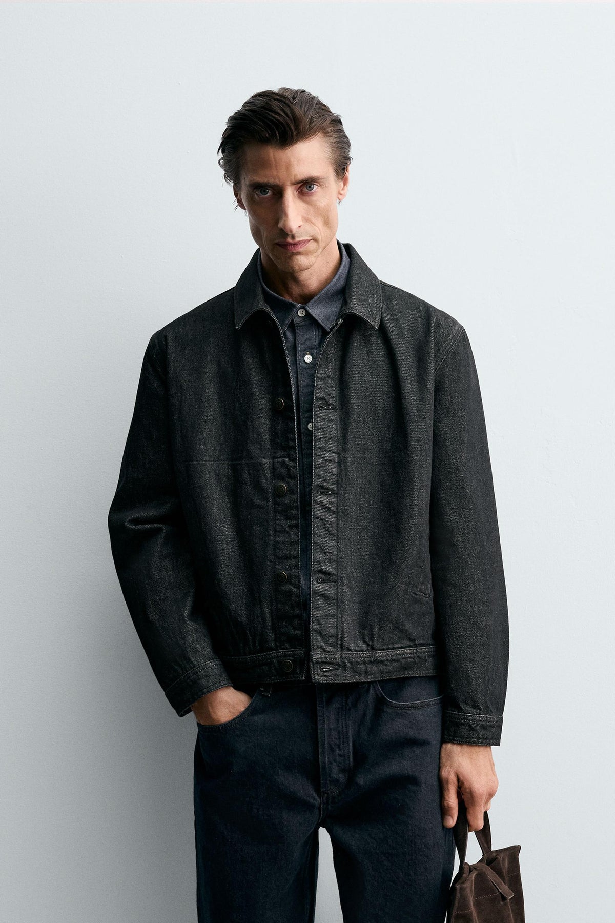REGULAR FIT DENIM JACKET - Image 2