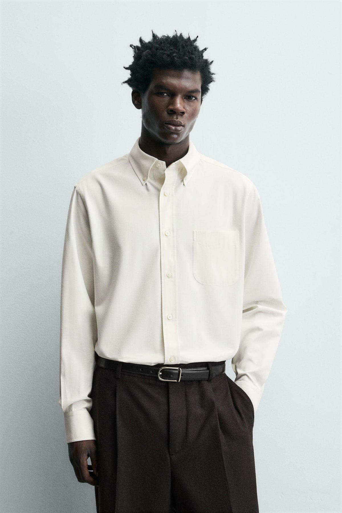 LIMITED EDITION REGULAR FIT TEXTURED SHIRT - Image 2