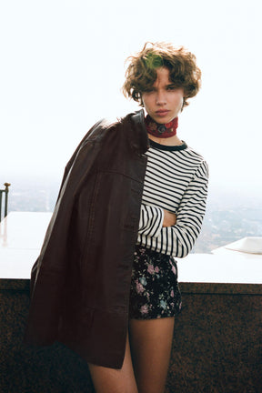 Washed Leather JACKET