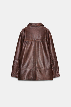 Washed Leather JACKET