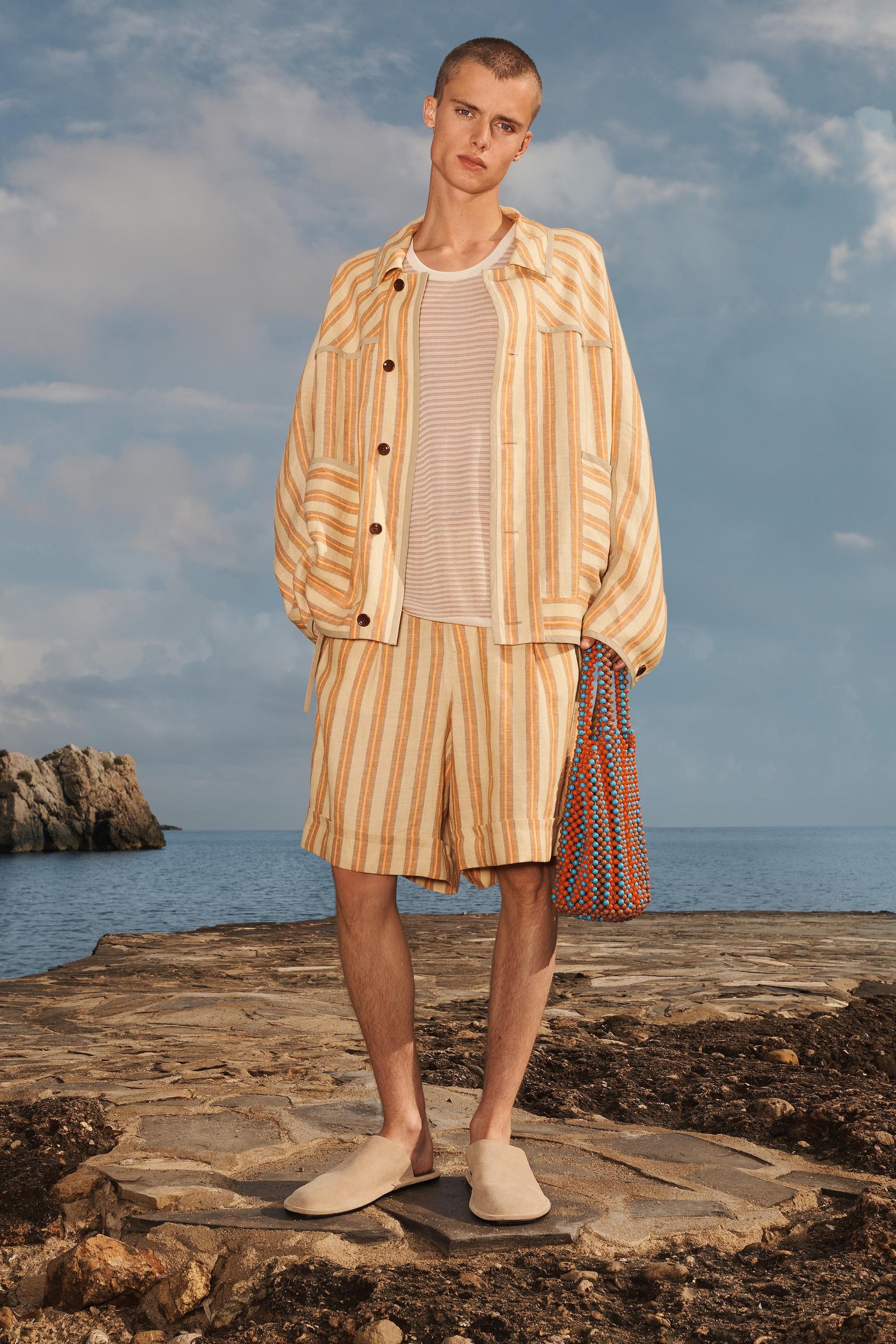STRIPED LINEN JACKET - LIMITED EDITION - Image 1