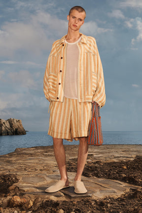 STRIPED LINEN JACKET - LIMITED EDITION - Image 1