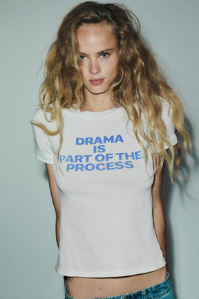 Ripped Cotton T-Shirt