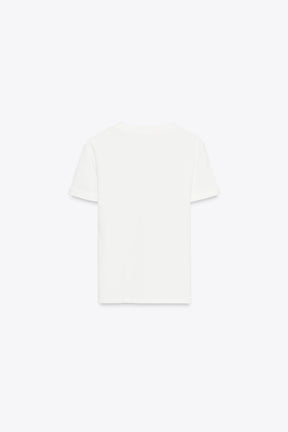 Ripped Cotton T-Shirt
