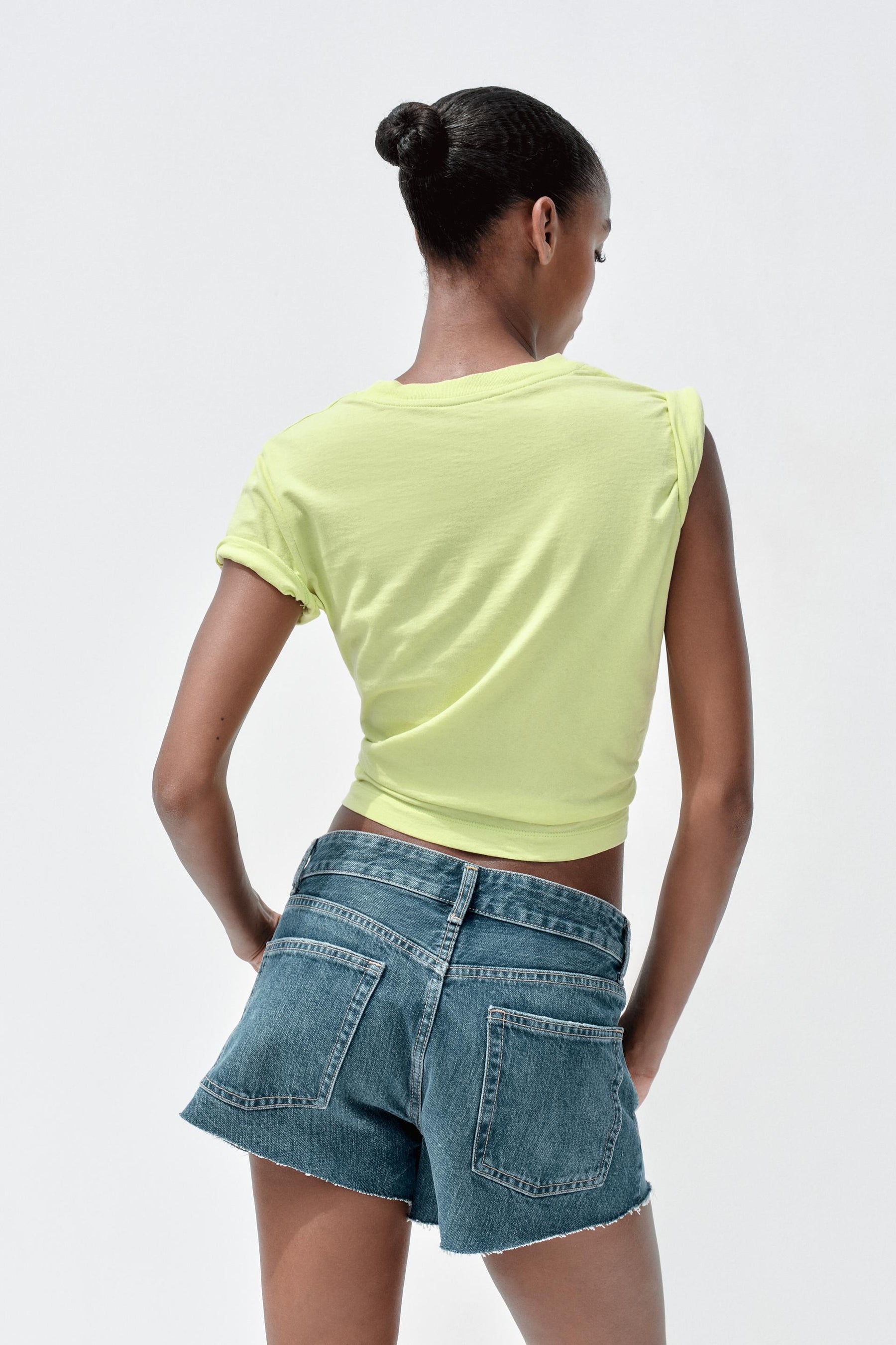 WASHED SLOGAN T-SHIRT