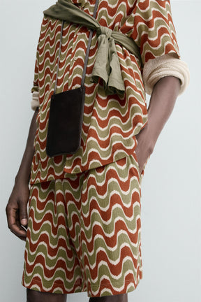 GEOMETRIC JACQUARD SHIRT - Image 5