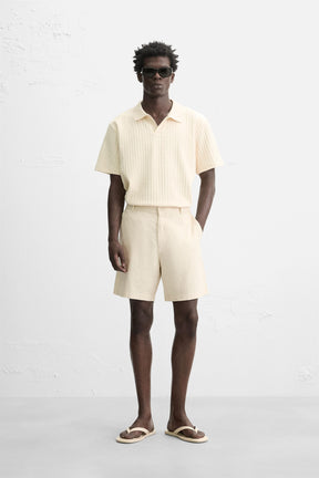 TEXTURED POLO SHIRT - Image 1