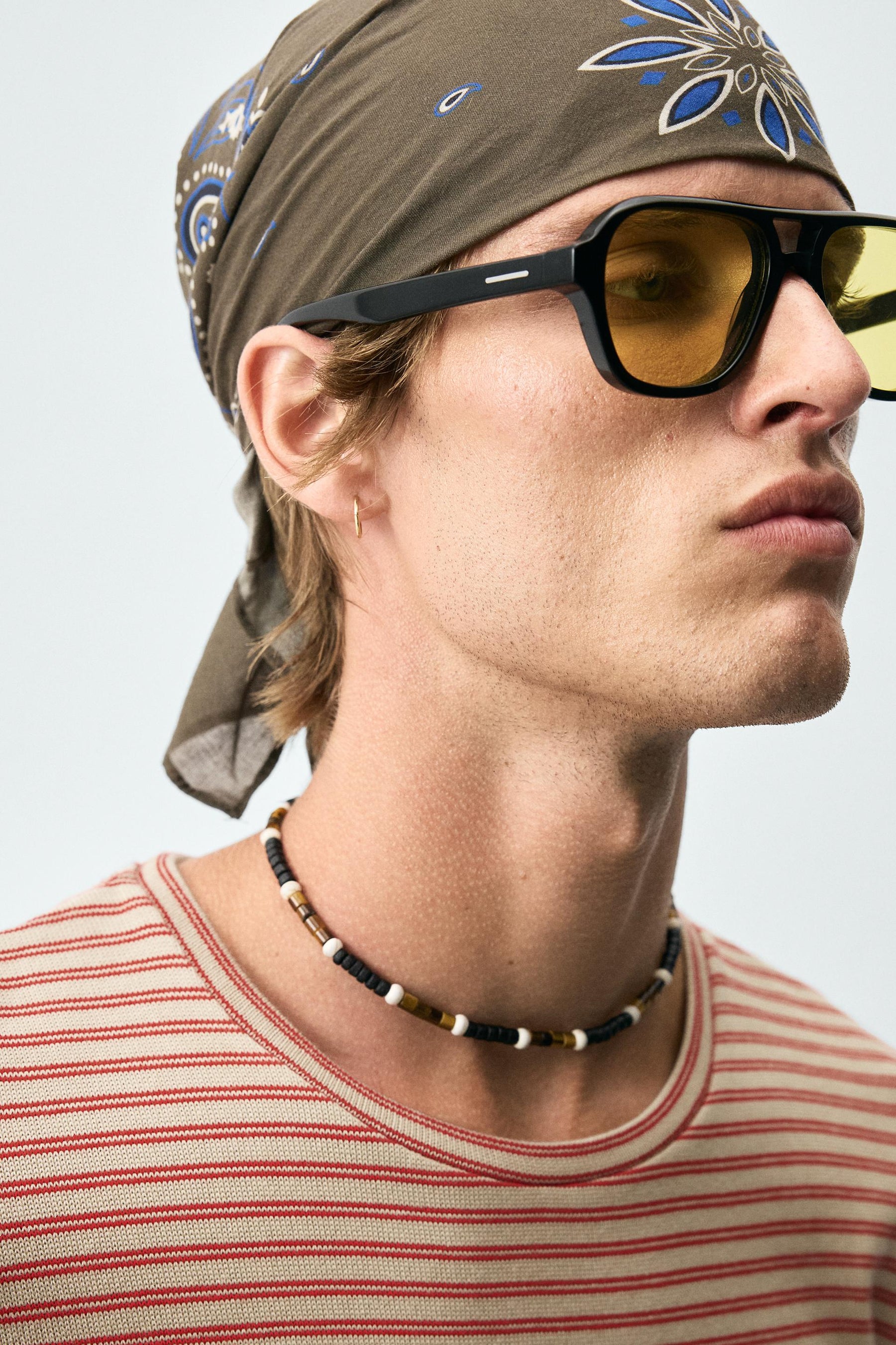 STRIPED JACQUARD T-SHIRT - Image 6