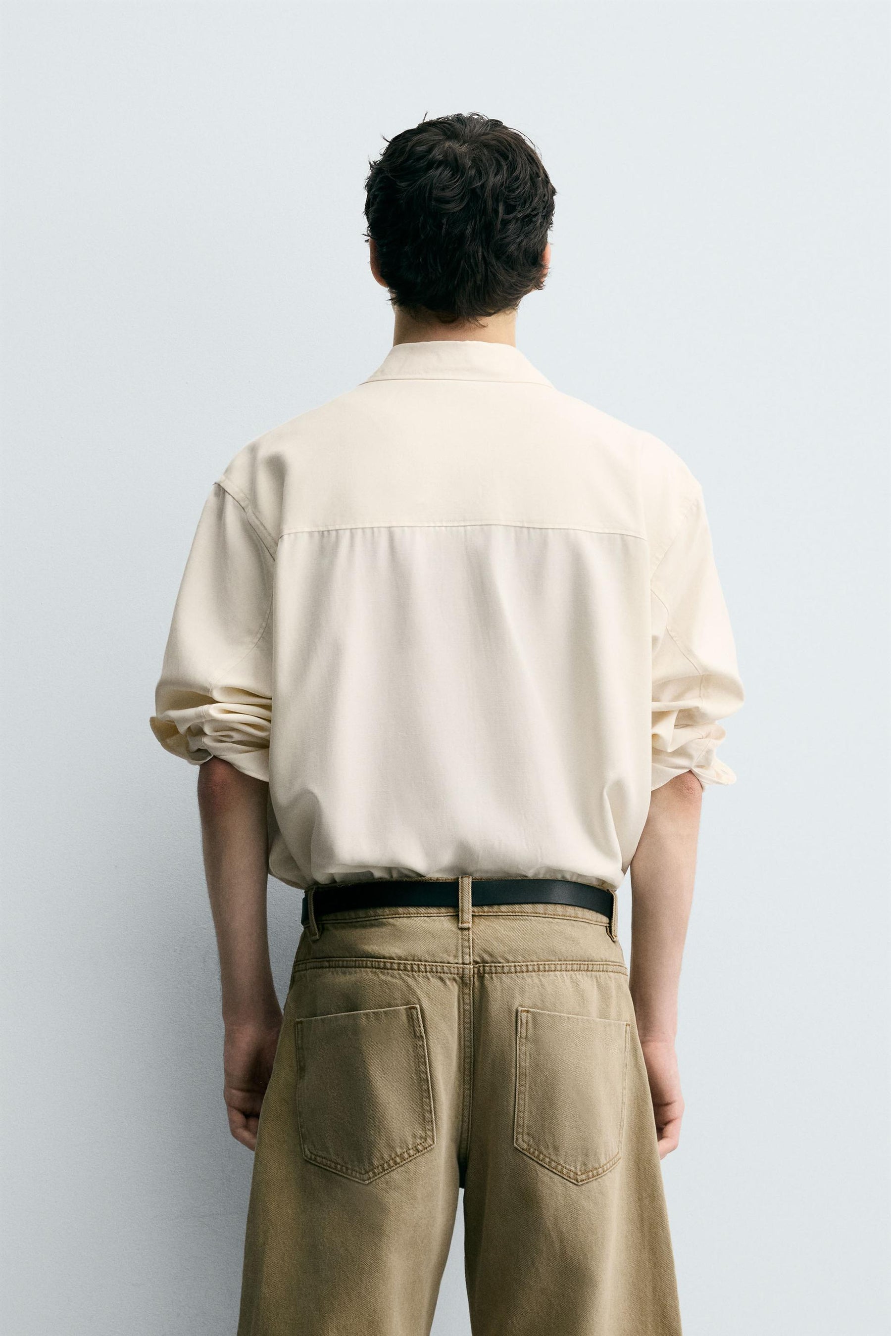 RELAXED FIT FLOWING SHIRT - Image 3