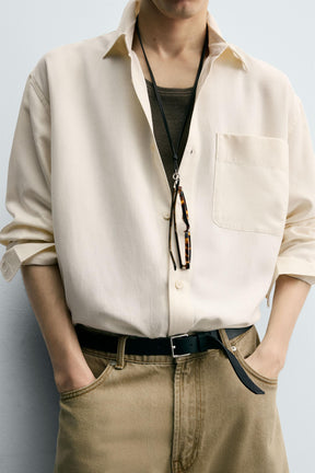 RELAXED FIT FLOWING SHIRT - Image 5