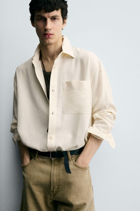 RELAXED FIT FLOWING SHIRT - Image 6
