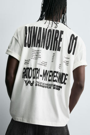 GRAPHIC TEXT T-SHIRT - Image 5
