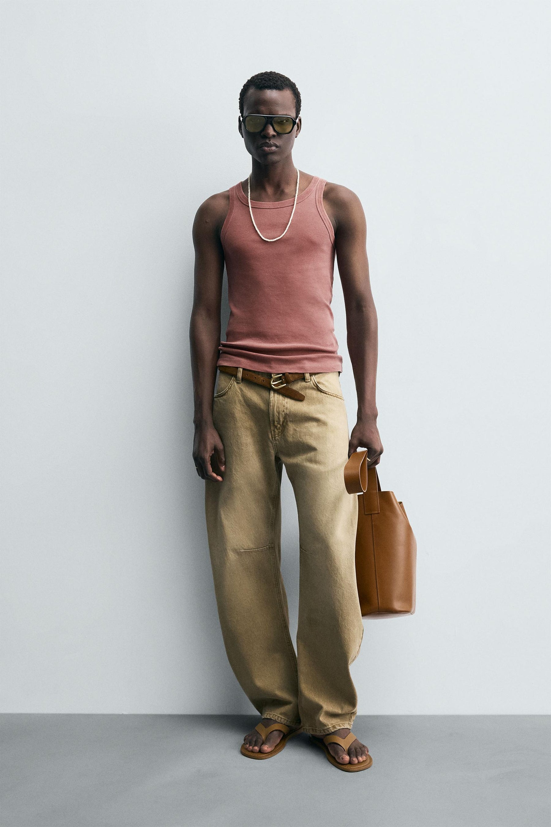 FADED TANK T-SHIRT - Image 1