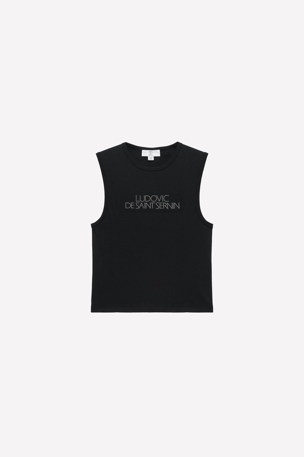 RHINESTONE LOGO TANK TOP LUDOVIC DE SAINT SERNIN x - Image 1