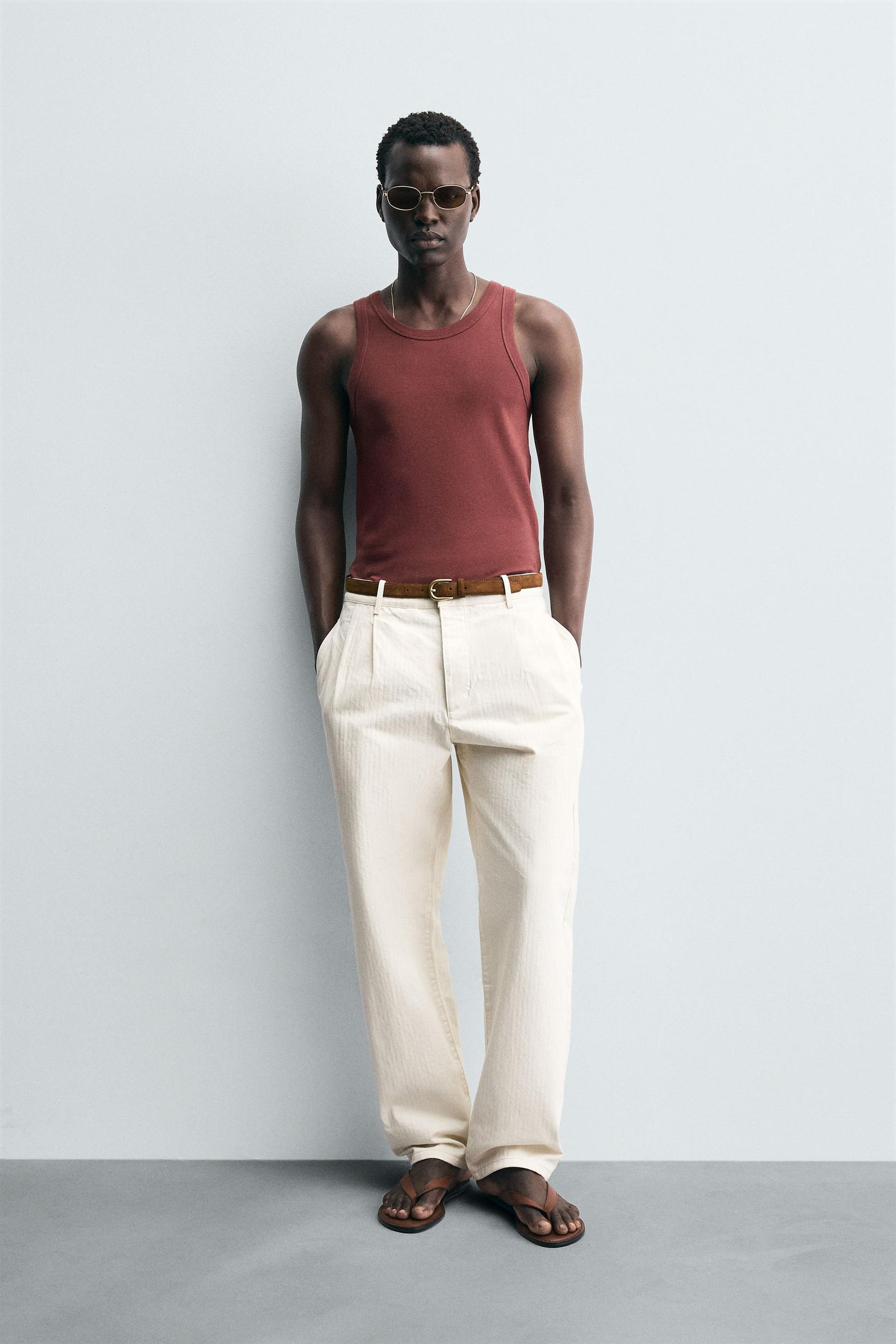 RIBBED TANK TOP - Image 1