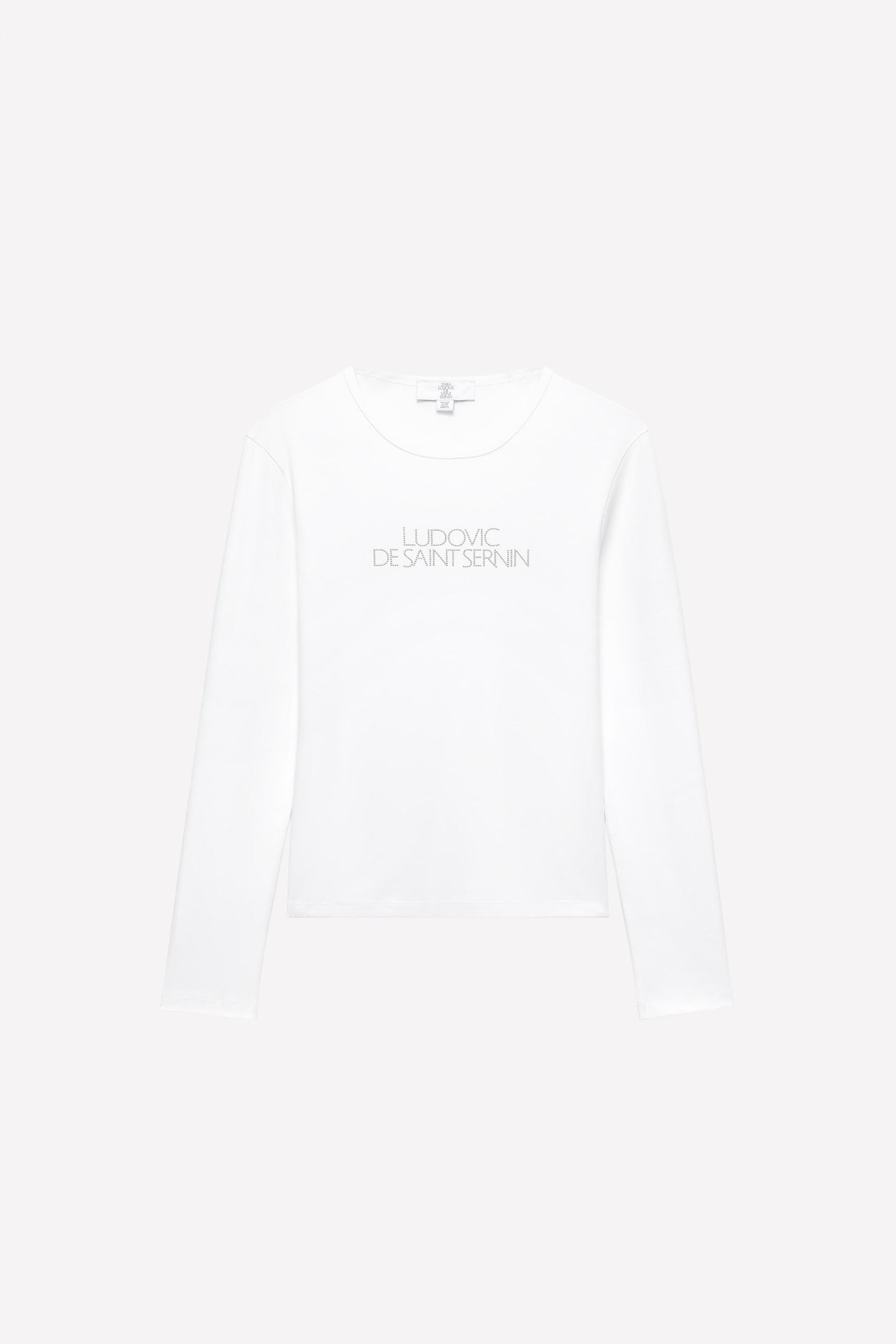 RHINESTONE LOGO T-SHIRT LUDOVIC DE SAINT SERNIN x - Image 1