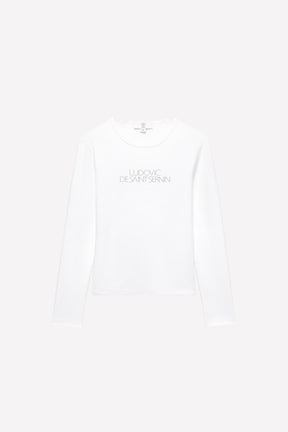 RHINESTONE LOGO T-SHIRT LUDOVIC DE SAINT SERNIN x - Image 1