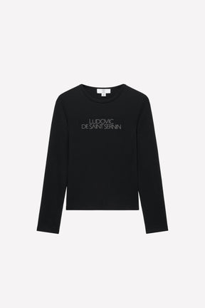 RHINESTONE LOGO T-SHIRT LUDOVIC DE SAINT SERNIN x - Image 1