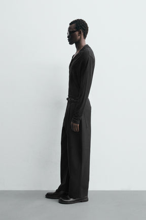 SEMI-SHEER LYOCELL POLO SHIRT - Image 4