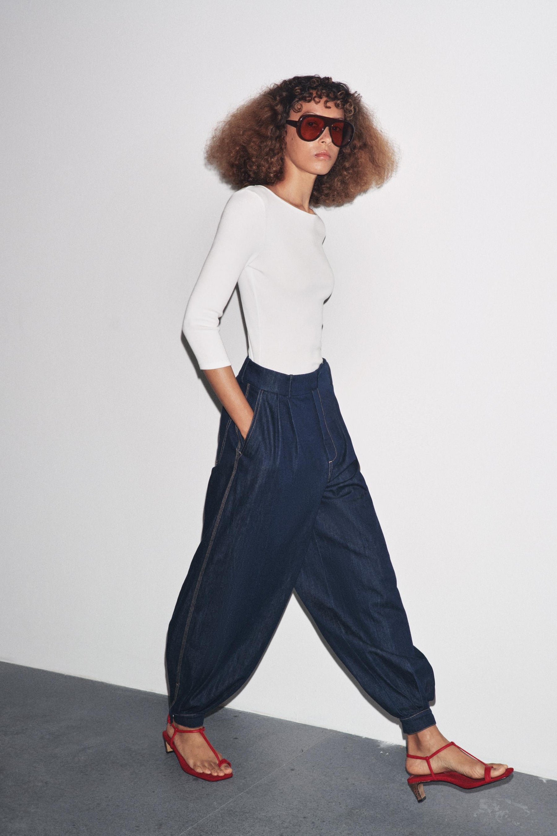 COTTON BOAT NECK SHIRT